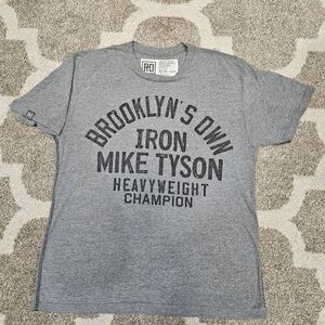 Roots of Fight Gray "Brooklyn's Own Iron Mike Tyson" Short Sleeve Tee